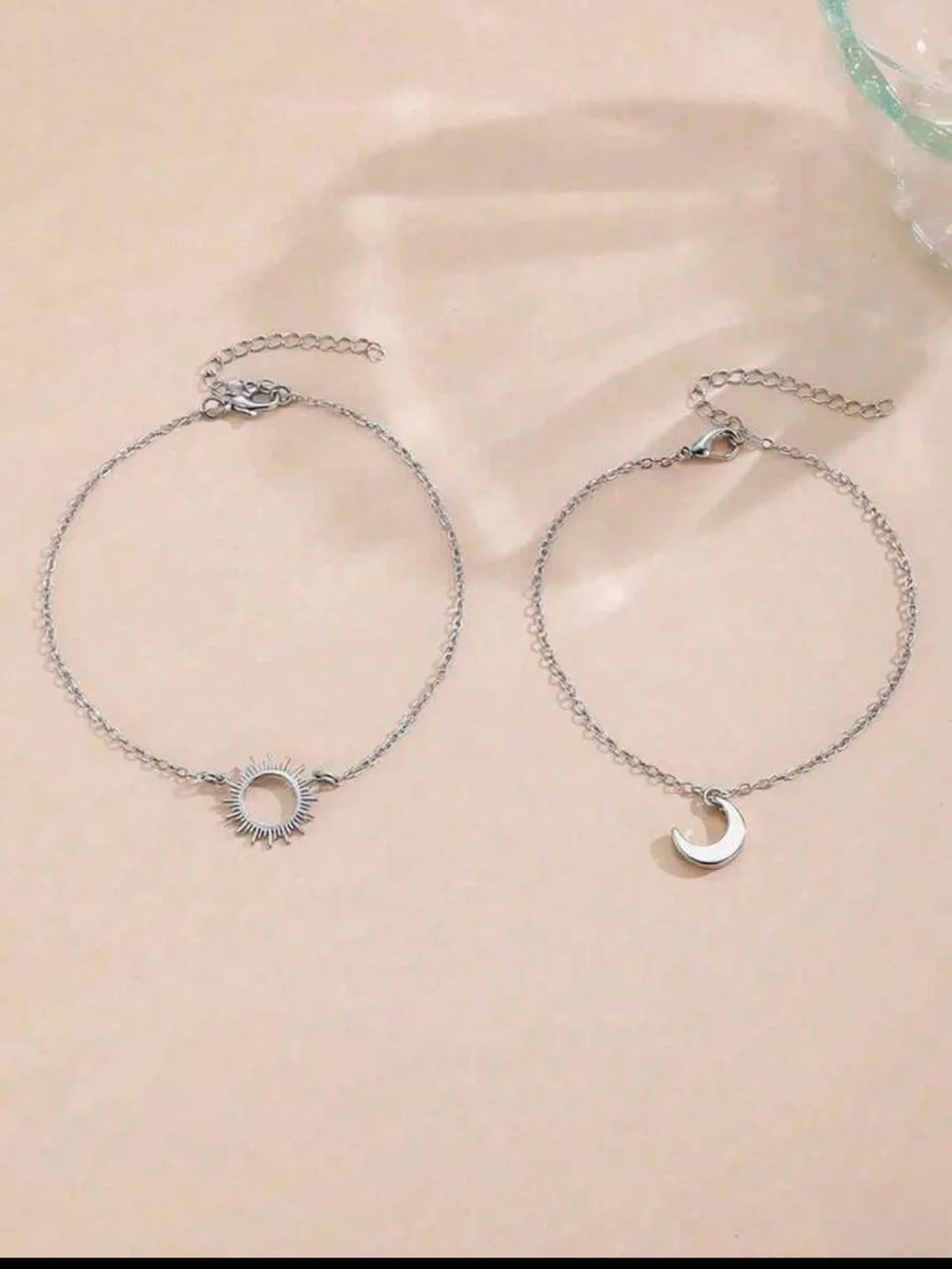 Silver anklets